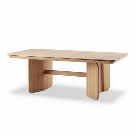 Tavolo in legno di betulla 160 x 80 x 75cm per sala da pranzo e soggiorno