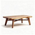 Tavolino in legno massello dimensioni 120 x 80 x 45cm per soggiorno
